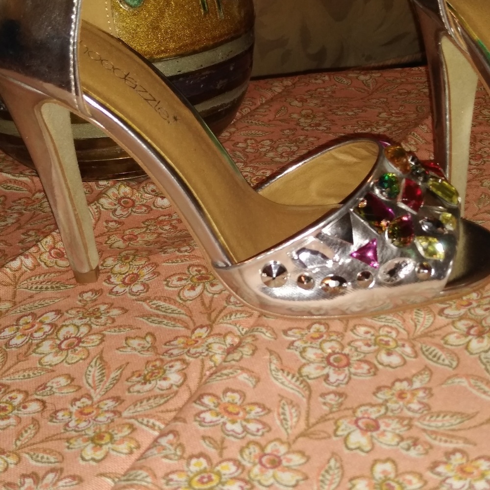 Silver heels